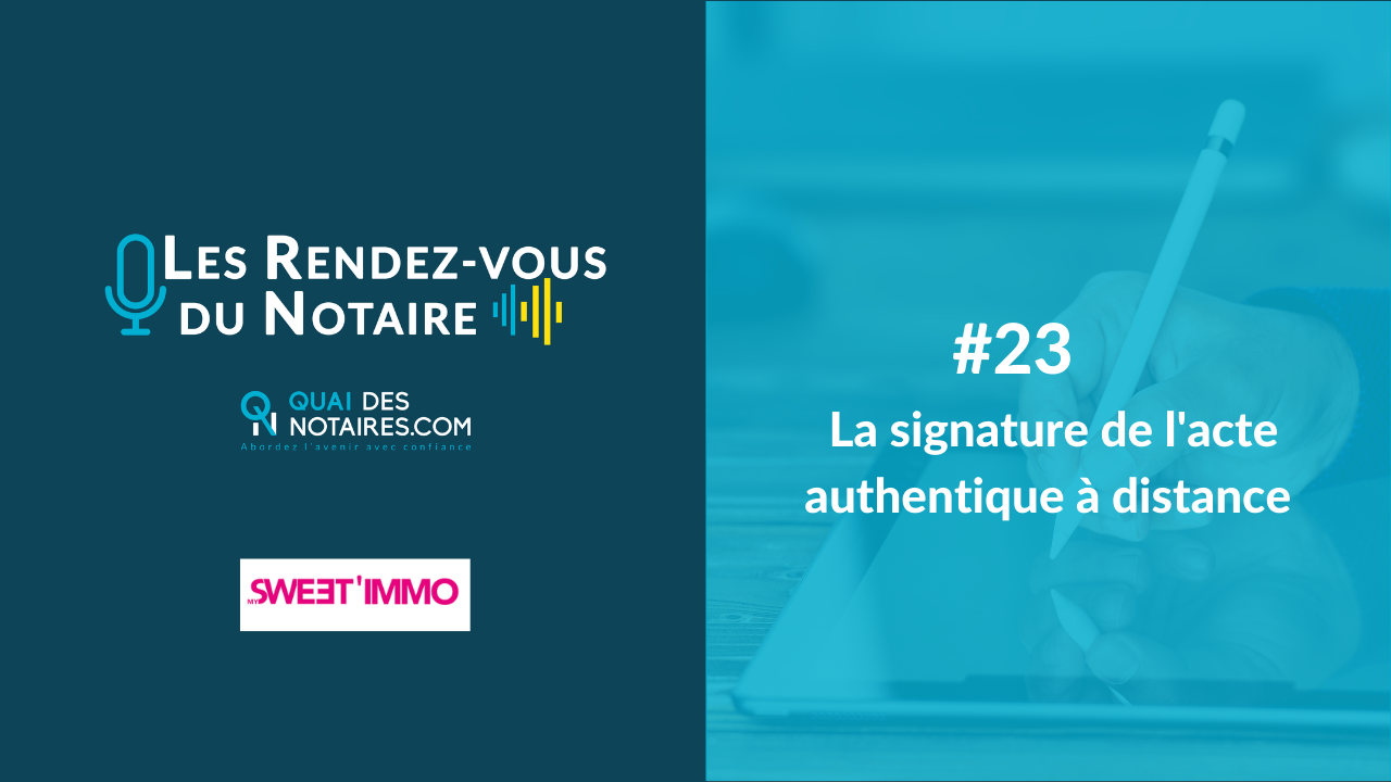 Signature acte authentique notariat